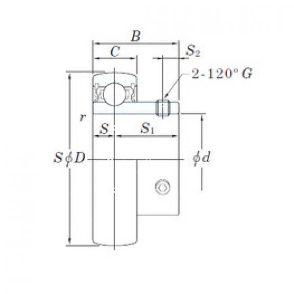 Bantalan UC209-27 KOYO #1 image