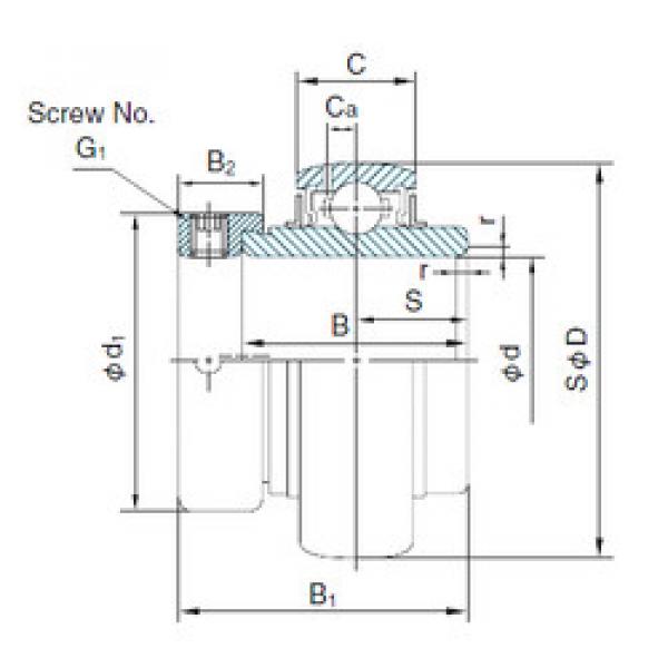 Bantalan UG207+ER NACHI #1 image