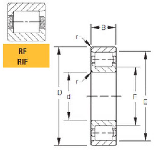 Bantalan 105RF03 Timken #1 image