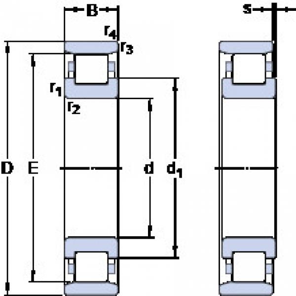 Bantalan N 226 ECP SKF #1 image