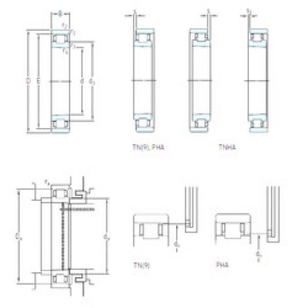 Bantalan N 1014 KTNHA/HC5SP SKF #1 image