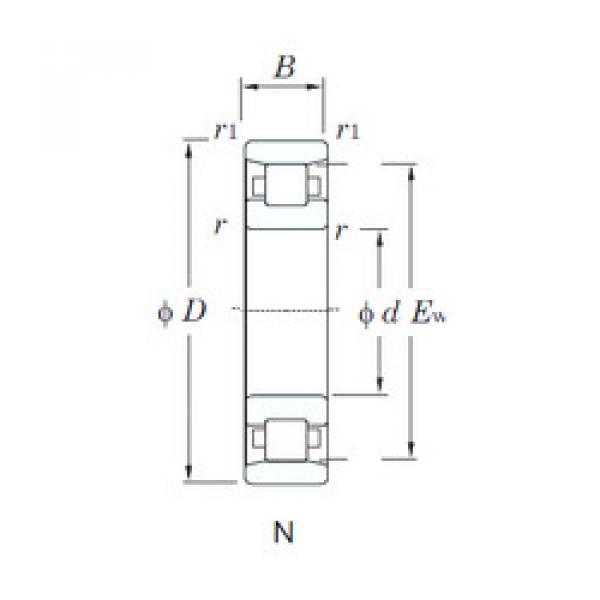 Bantalan N322 KOYO #1 image