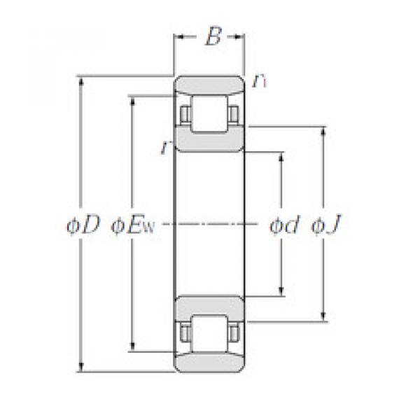 Bantalan N1026 NTN #1 image