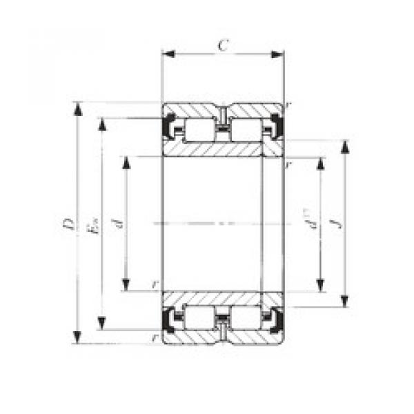 Bantalan NAU 4908UU IKO #1 image