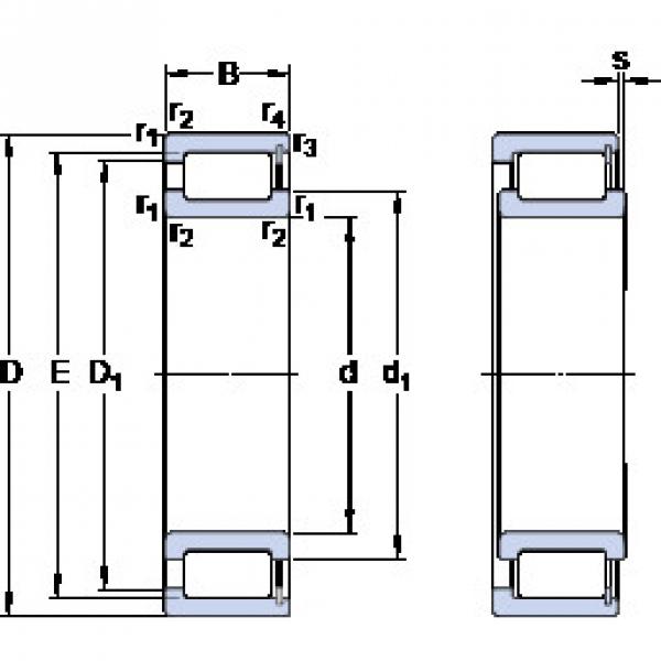 Bantalan NCF 2914 CV SKF #1 image