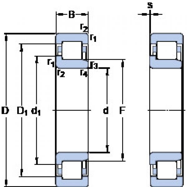 Bantalan NJ 2316 ECP SKF #1 image