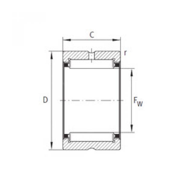 Bantalan HL-8E-NK32X55X18#07 NTN #1 image