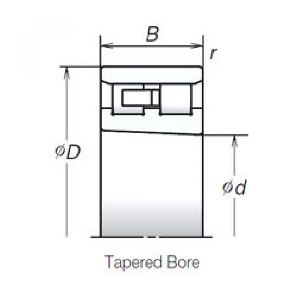 Bantalan NN3007ZTBKR NSK #1 image