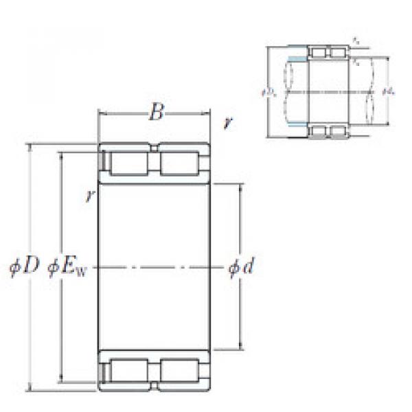 Bantalan NNCF4938V NSK #1 image