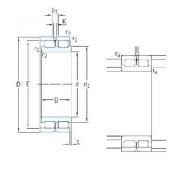 Bantalan NNCL4838CV SKF #1 image