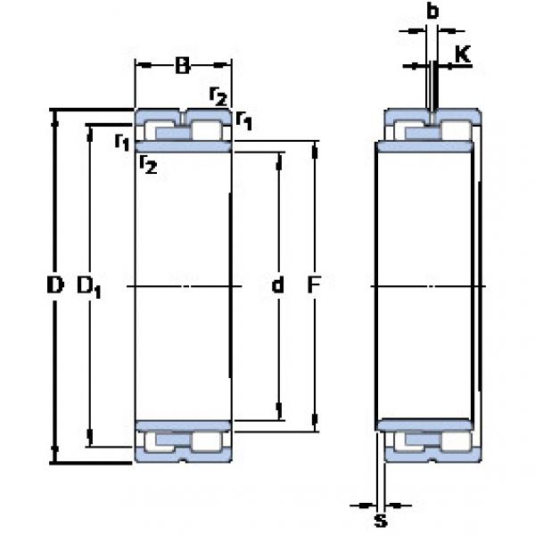 Bantalan NNU 4960 B/SPW33 SKF #1 image