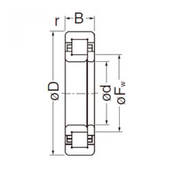 Bantalan NUP308EG NACHI #1 image