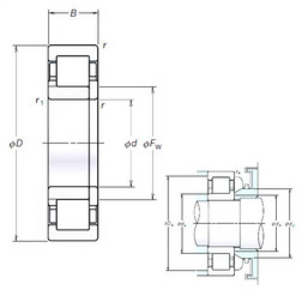 Bantalan NUP212EM NSK #1 image