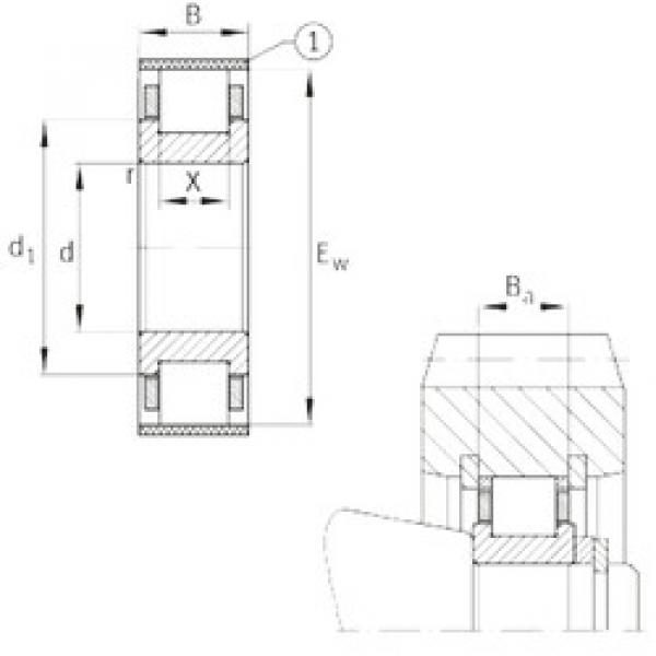 Bantalan RN220-E-MPBX FAG #1 image