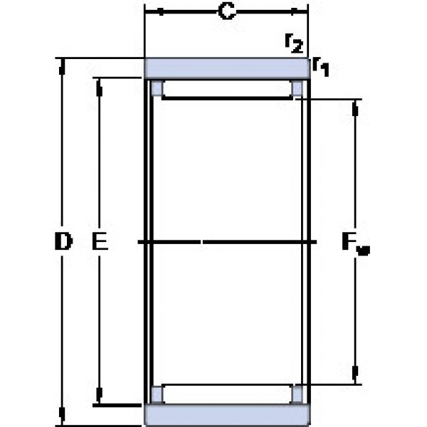 Bantalan RNAO 70x90x30 SKF #1 image