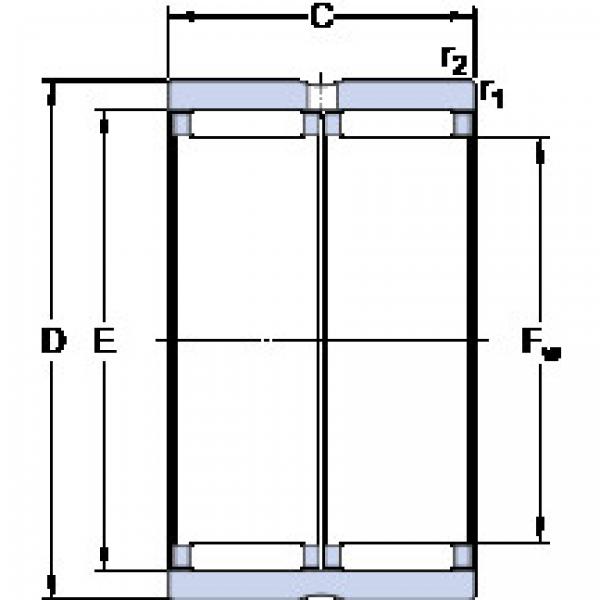 Bantalan RNAO 40x50x34 SKF #1 image