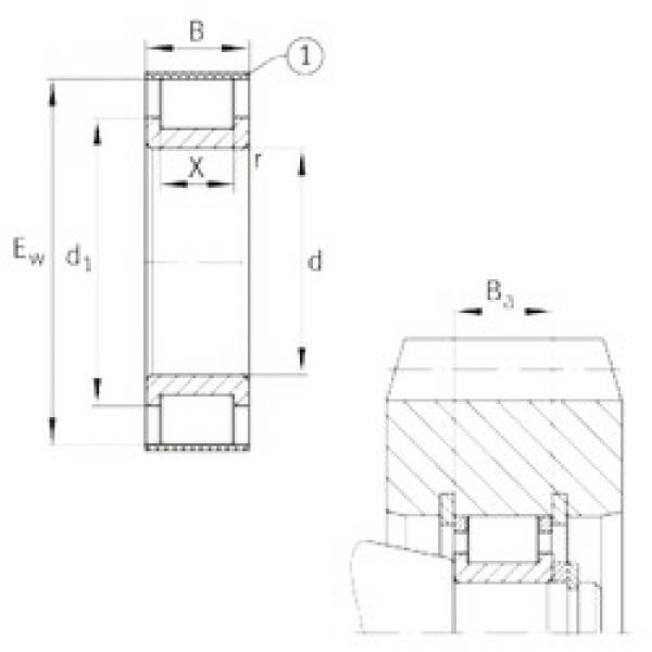 Bantalan RSL182205-A INA #1 image