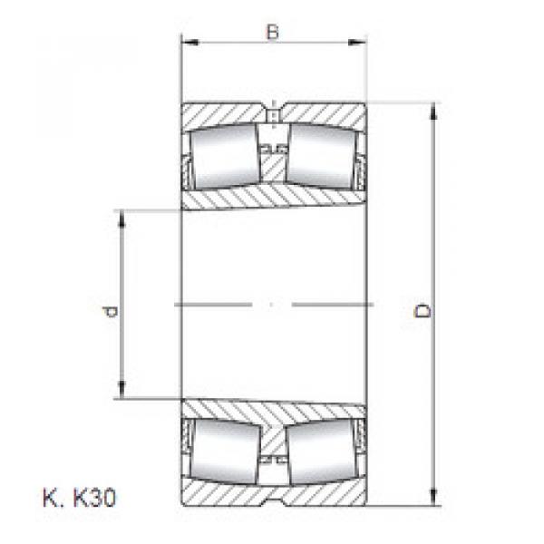 Bantalan 22213 KW33 ISO #1 image