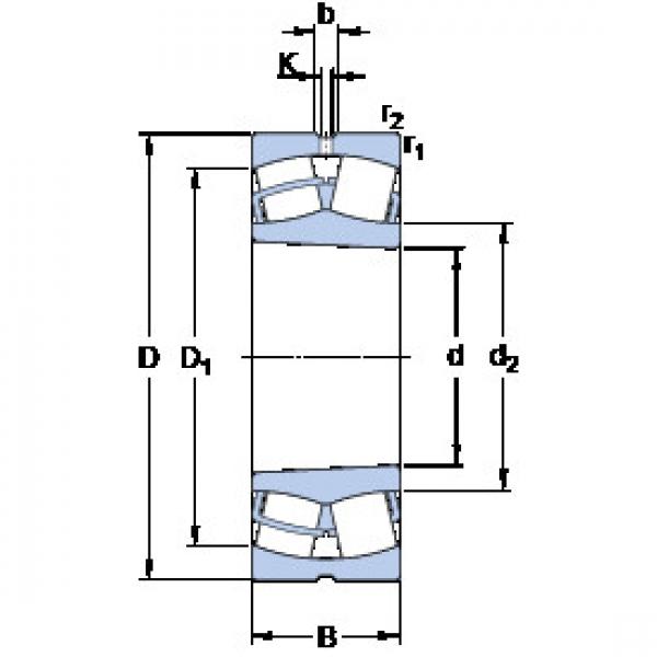 Bantalan 22236 CCK/W33 SKF #1 image