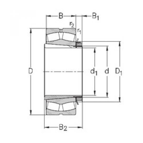 Bantalan 22215-E-K-W33+H315 NKE #1 image