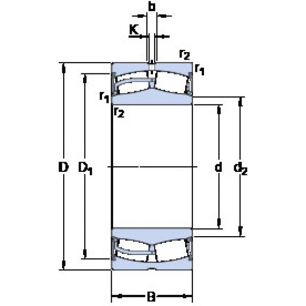 Bantalan 23140-2CS5/VT143 SKF #1 image