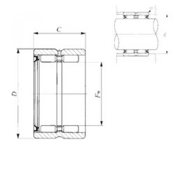 Bantalan GBR 405228 U IKO #1 image