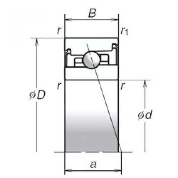 Bantalan 80BER20XV1V NSK #1 image