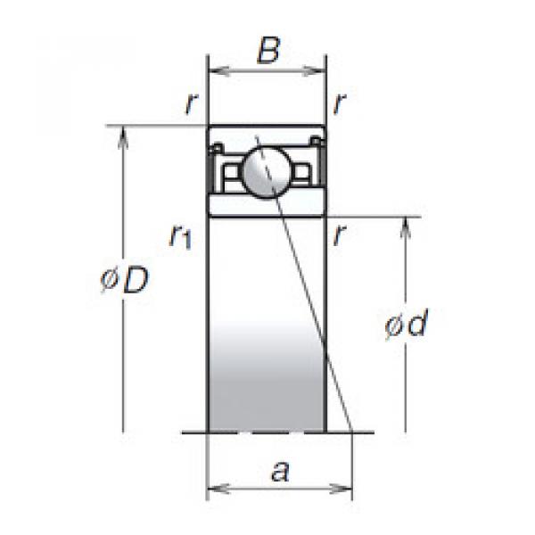 Bantalan 75BER29XV1V NSK #1 image