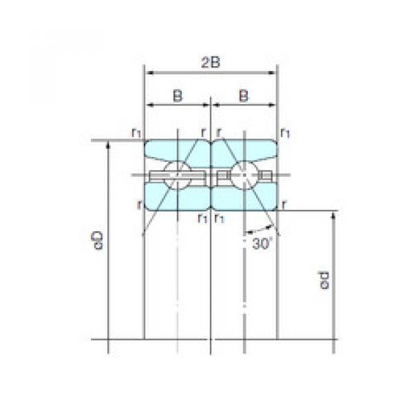 Bantalan 110TAH10DB NACHI #1 image