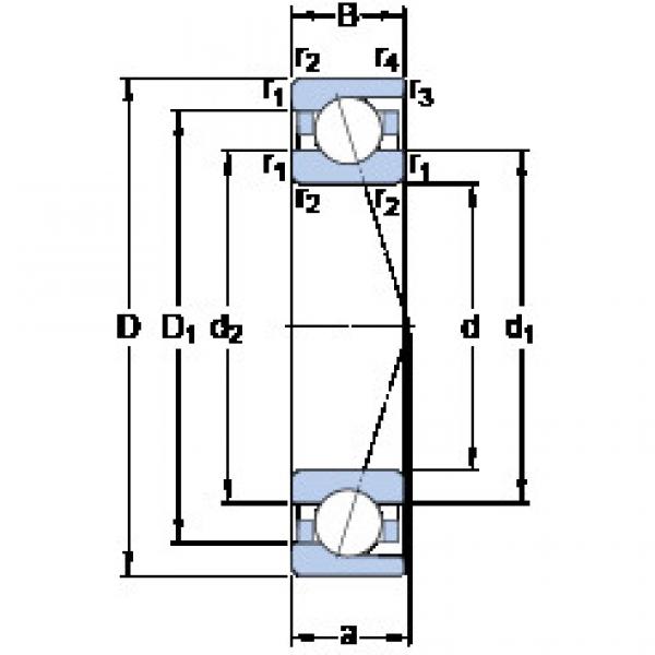 Bantalan 7009 CD/P4A SKF #1 image