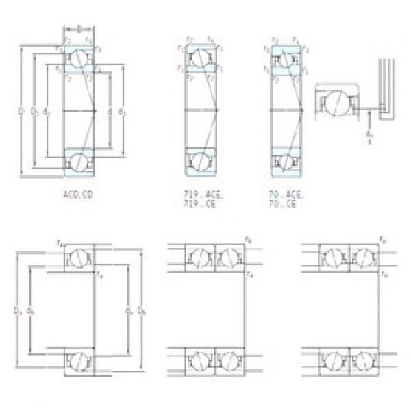 Bantalan 71821 ACD/P4 SKF #1 image