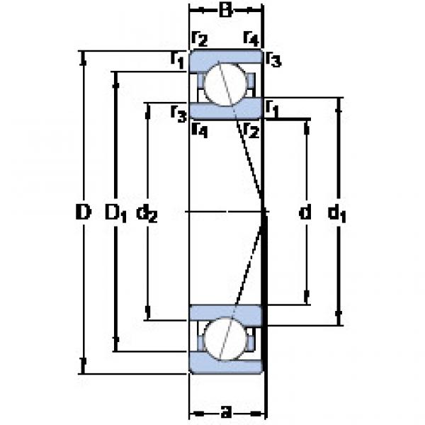 Bantalan 71924 CE/HCP4A SKF #1 image