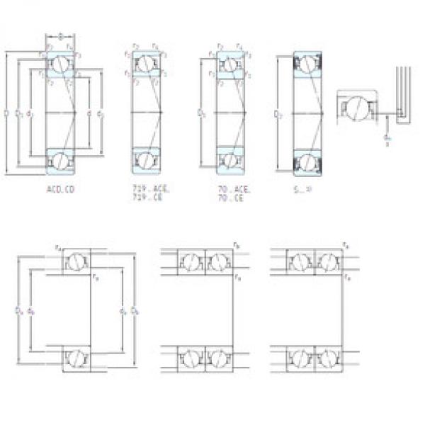 Bantalan S71928 CD/HCP4A SKF #1 image