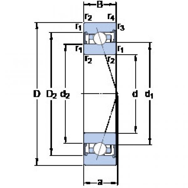 Bantalan S71908 ACB/HCP4A SKF #1 image