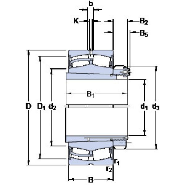 Bantalan 23152-2CS5K/VT143 + OH 3152 HTL SKF #1 image