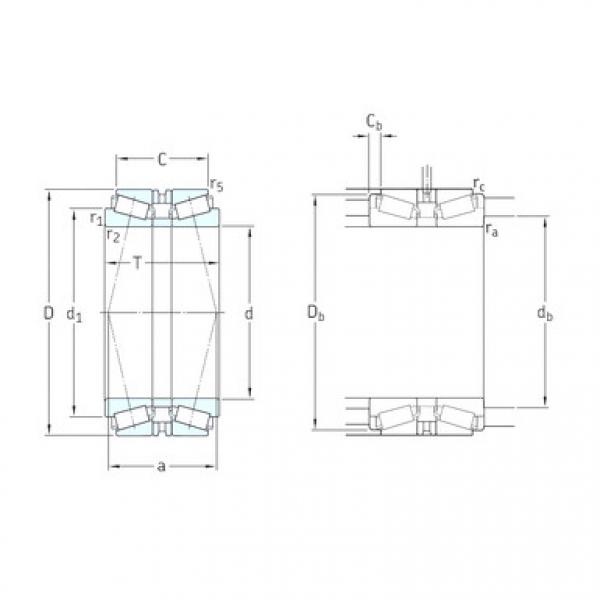 Bantalan 32044T165X/DB42C220 SKF #1 image