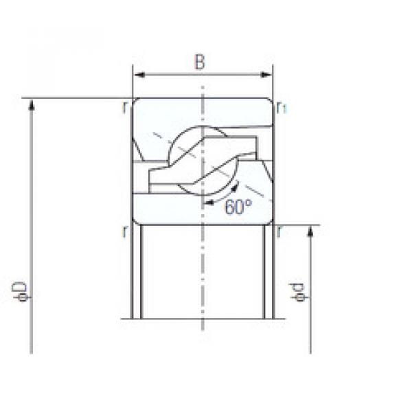 Bantalan 35TAB07 NACHI #1 image