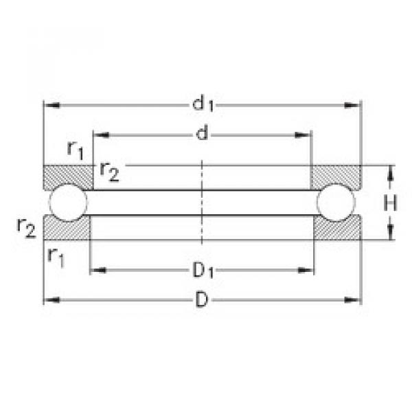 Bantalan 51110 NKE #1 image