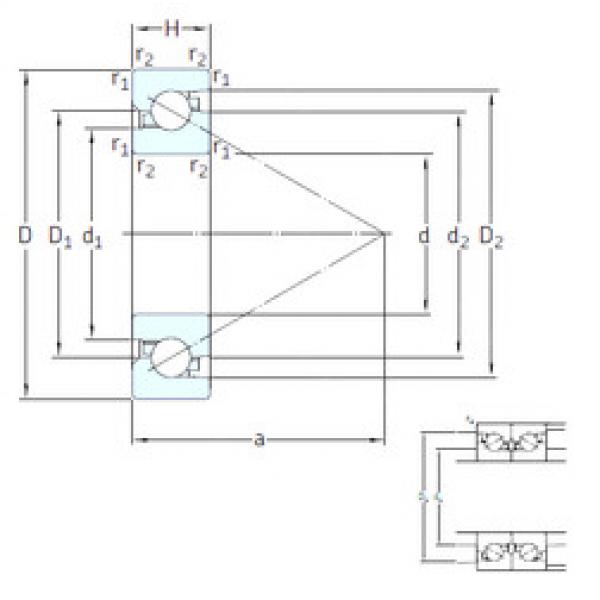 Bantalan BSD 2562 CG SKF #1 image