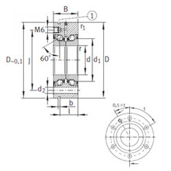 Bantalan ZKLF3080-2RS-PE INA #1 image