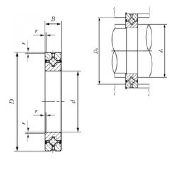 Bantalan CRBH 4010 A UU IKO #1 image