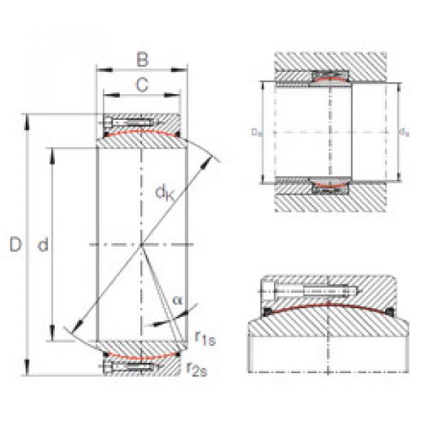 Bantalan GE 340 DW-2RS2 INA #1 image