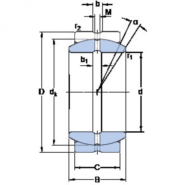 Bantalan GE 200 ES SKF #1 image