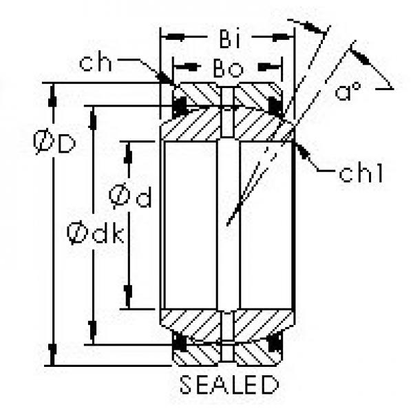 Bantalan GEZ190ES-2RS AST #1 image