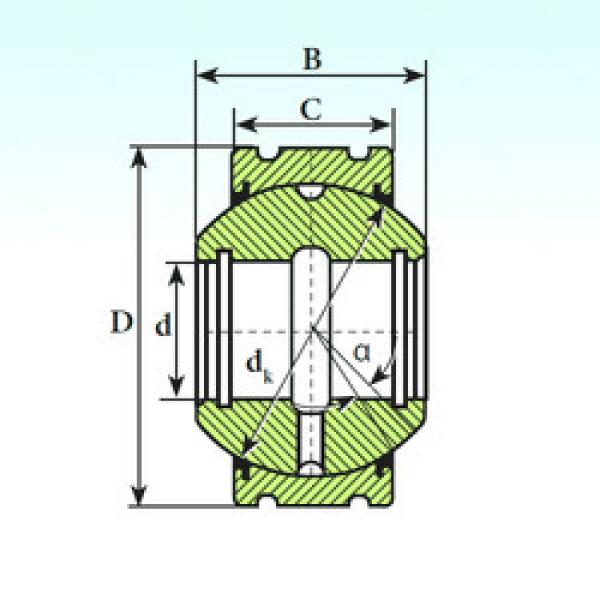 Bantalan GEK 45 XS 2RS ISB #1 image