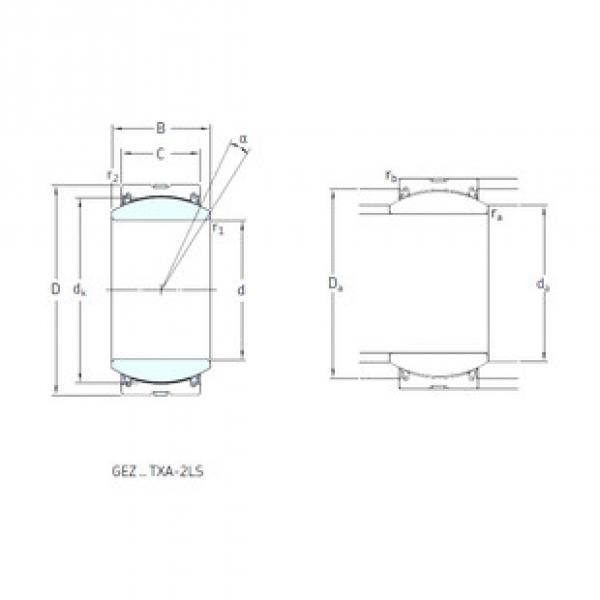 Bantalan GEZ106TXE-2LS SKF #1 image