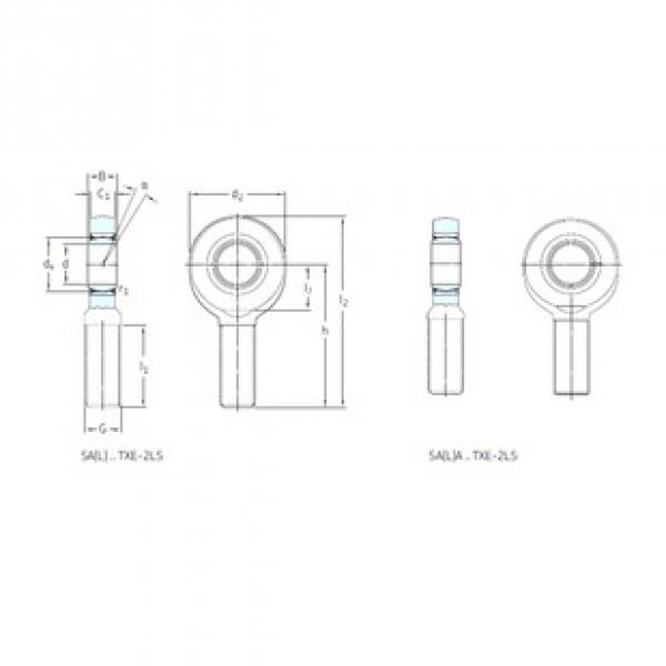 Bantalan SAL45TXE-2LS SKF #1 image