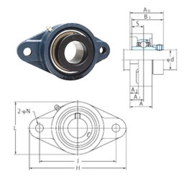 Bantalan NANFL207-20 FYH #1 image