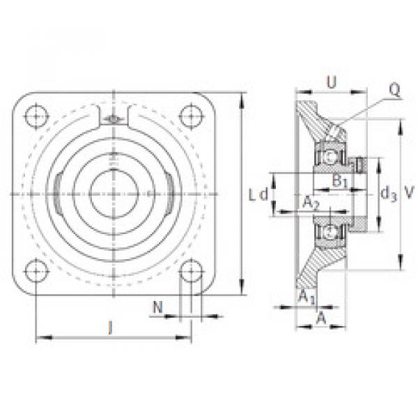 Bantalan PCJ1-3/4 INA #1 image