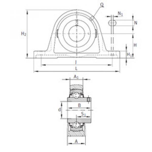 Bantalan RAKY1-1/8 INA #1 image